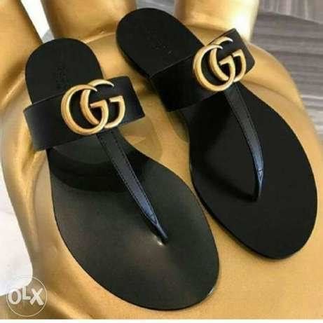 gucci palm slippers